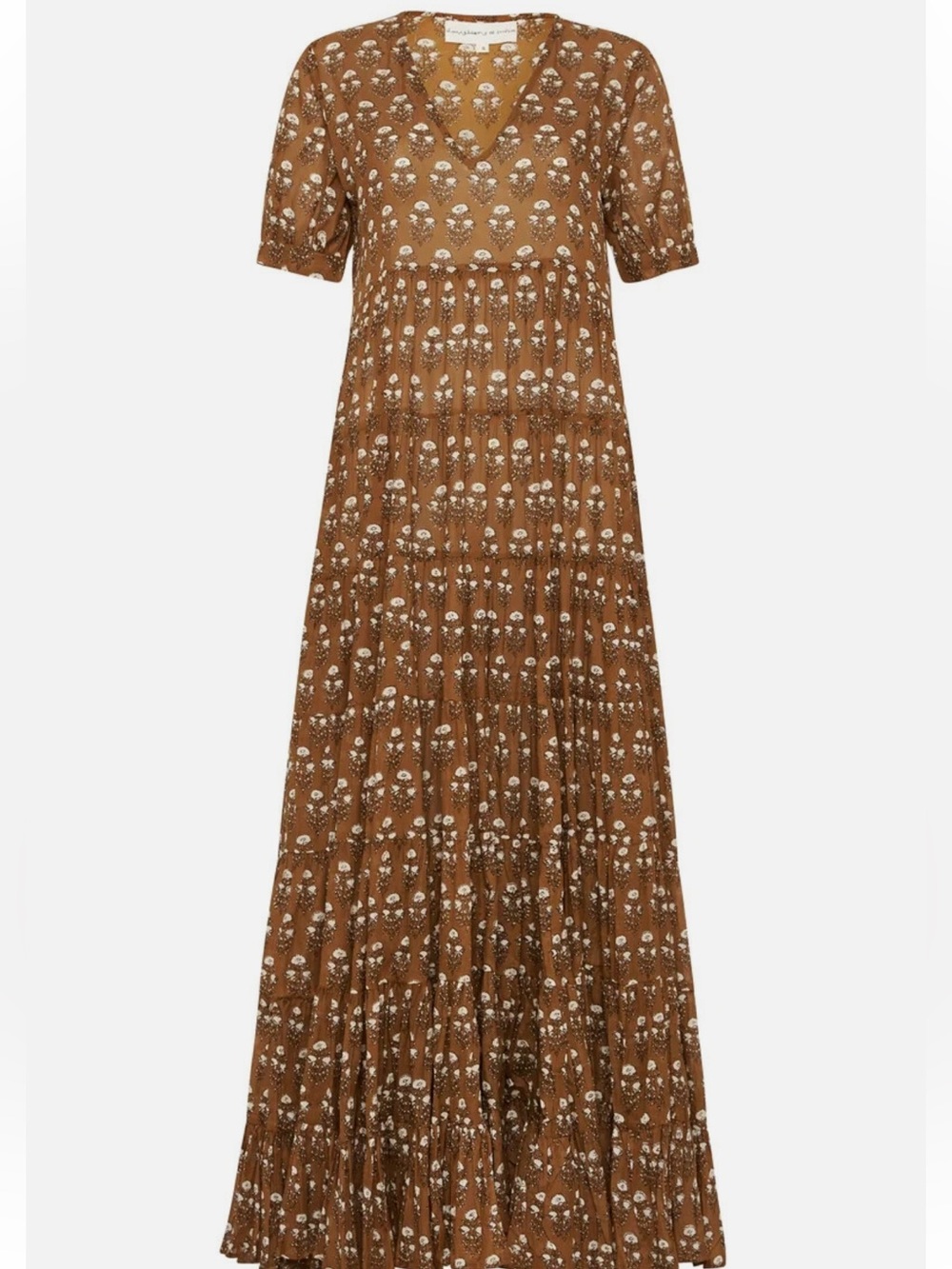 Daughters of India cotton Chaaya Maxi in chai Size XS 🤍🤎
